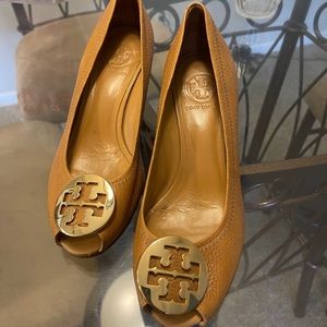 Tory Burch Peep Toe Pumps